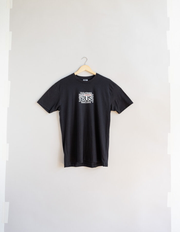 Not Enough of Us – 4 in 1 Unisex Crew Tee Black Available in Dry Fit, CVC, and Cotton