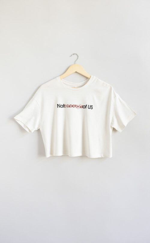 Timeless, Effortless, Meaningful Cropped Short Sleeve Tee – Vintage White