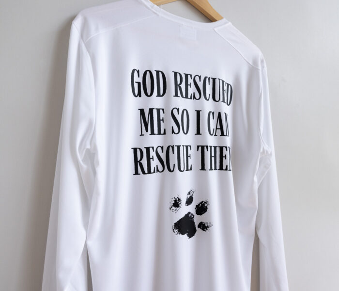 God Rescued Me So I Can Rescue Them - Unisex Crew Tee Available in Dry Fit, and Cotton - Image 3