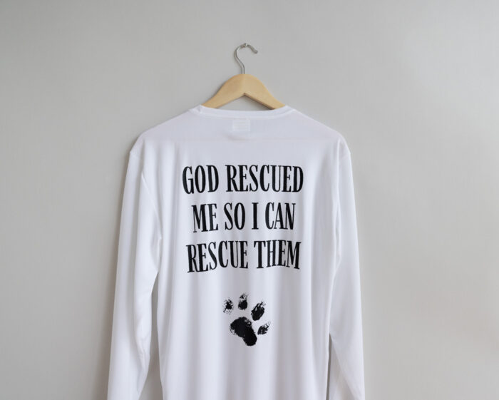 God Rescued Me So I Can Rescue Them - Unisex Crew Tee Available in Dry Fit, and Cotton - Image 2