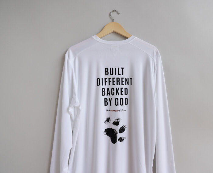 Built Different Backed By God – Unisex Crew Tee Available in Dry Fit, and Cotton - Image 4