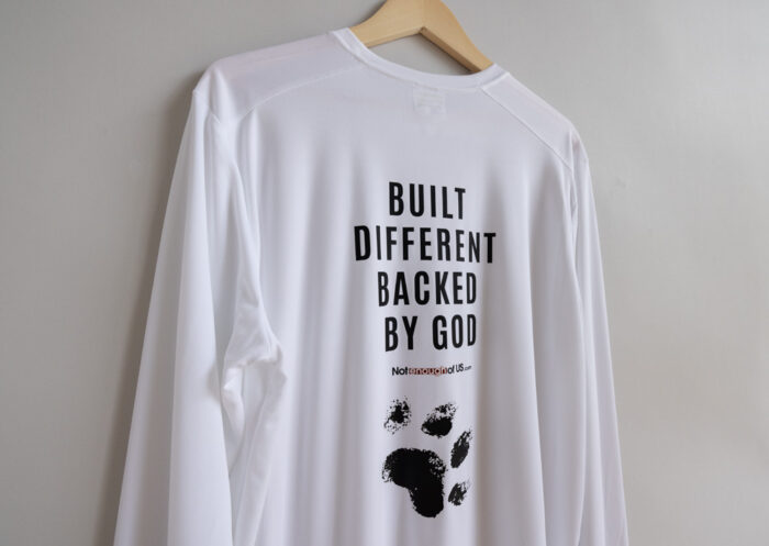Built Different Backed By God – Unisex Crew Tee Available in Dry Fit, and Cotton - Image 2