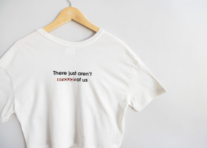 Timeless, Effortless, Meaningful Cropped Short Sleeve Tee – Vintage White - Image 3