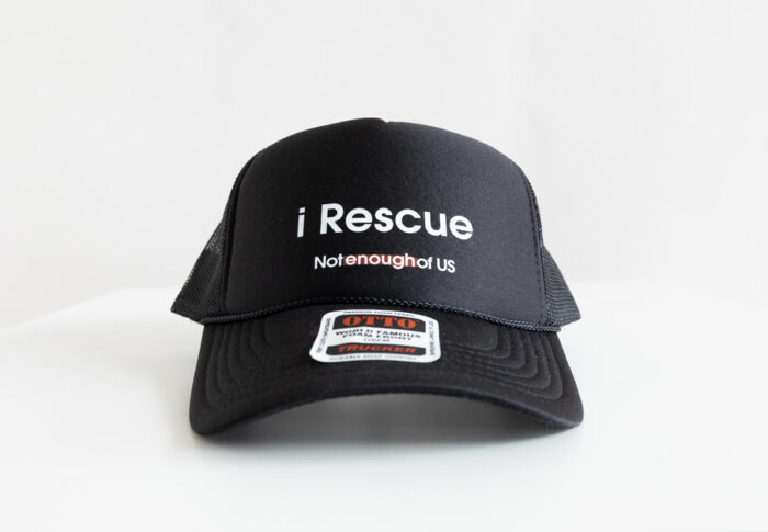 i Rescue – 5-Panel Cap (Black)