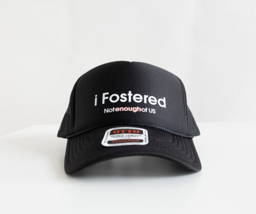 i Fostered – 5-Panel Cap (Black)