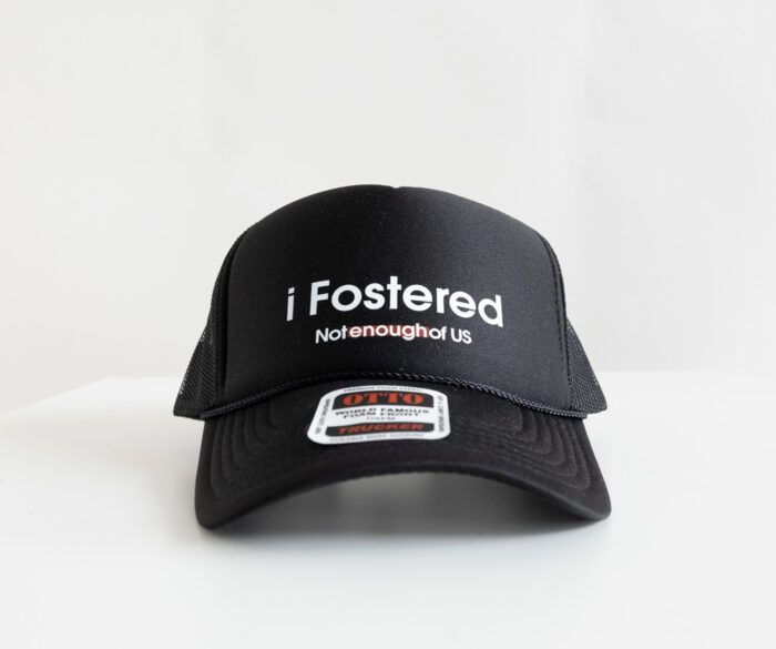 i Fostered – 5-Panel Cap (Black)