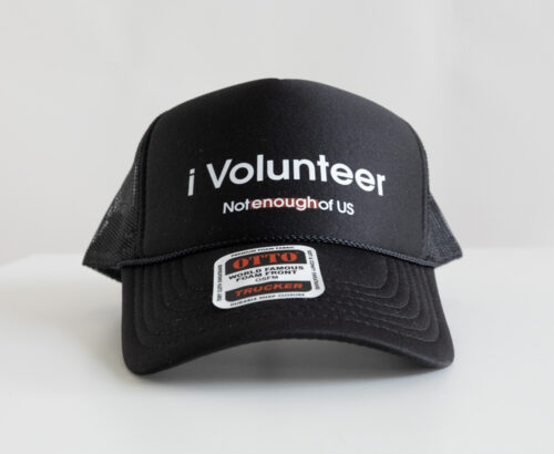 i Volunteer – 5-Panel Cap (Black)