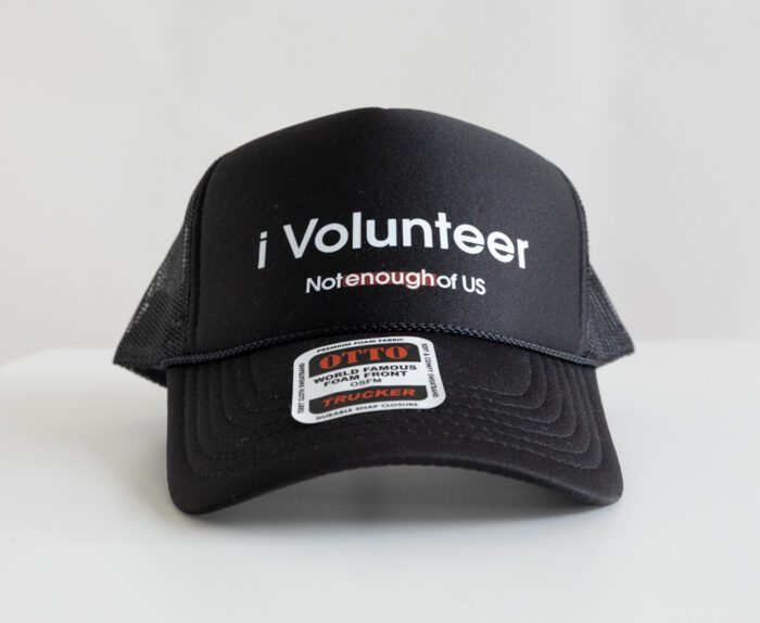 i Volunteer – 5-Panel Cap (Black)