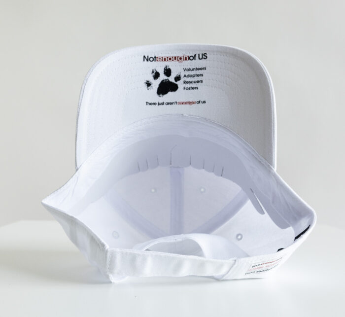 Not Enough of Us – 5-Panel Cap (White) - Image 4