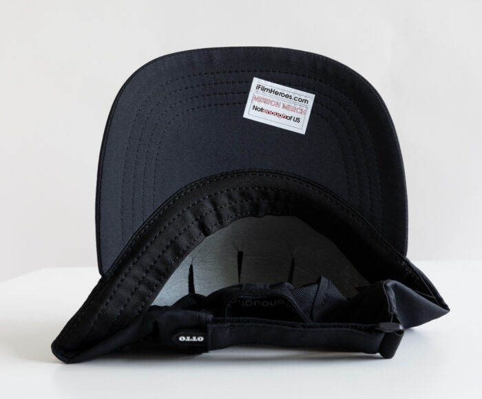 Not Enough of Us – 5 Panel Running Hat (Quick Dry) Black - Image 4