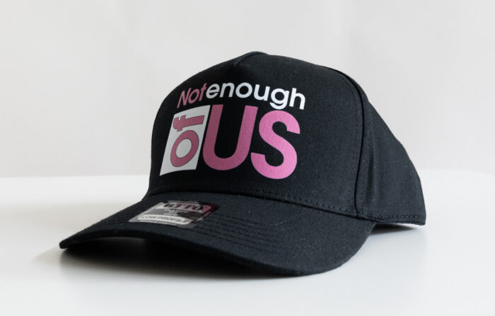 Not Enough of Us – 5-Panel Cap (Pink) - Image 4