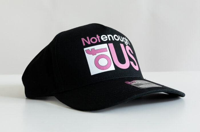 Not Enough of Us – 5-Panel Cap (Pink) - Image 3