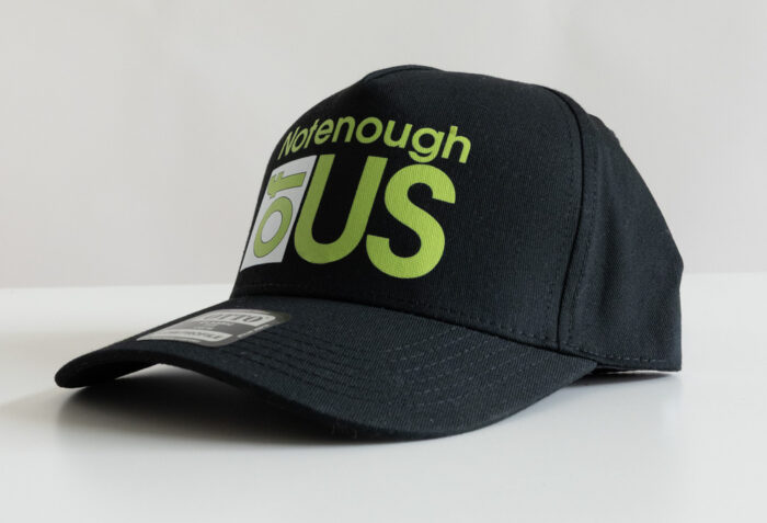 Not Enough of Us – 5-Panel Cap (Lime Green) - Image 2