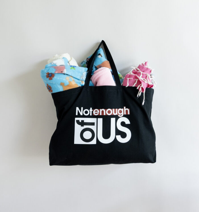 Not Enough of Us – Cotton Canvas Jumbo Tote (Standard)