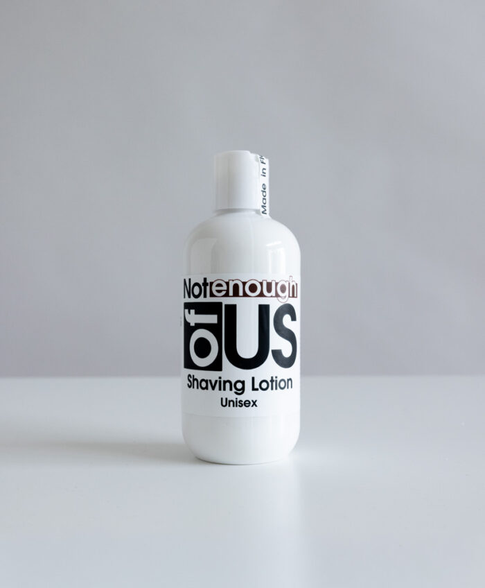 Not Enough of Us Shaving Lotion — pure, clean, and free of parabens, sulfates, dyes, mineral oils & fragrance. - Image 2