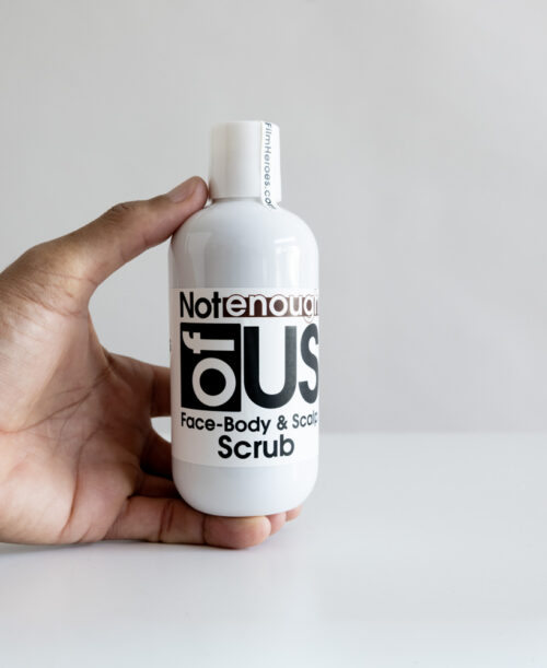 Not Enough of Us Face & Body Scrub — pure, clean, and free of parabens, sulfates, dyes, mineral oils & fragrance.