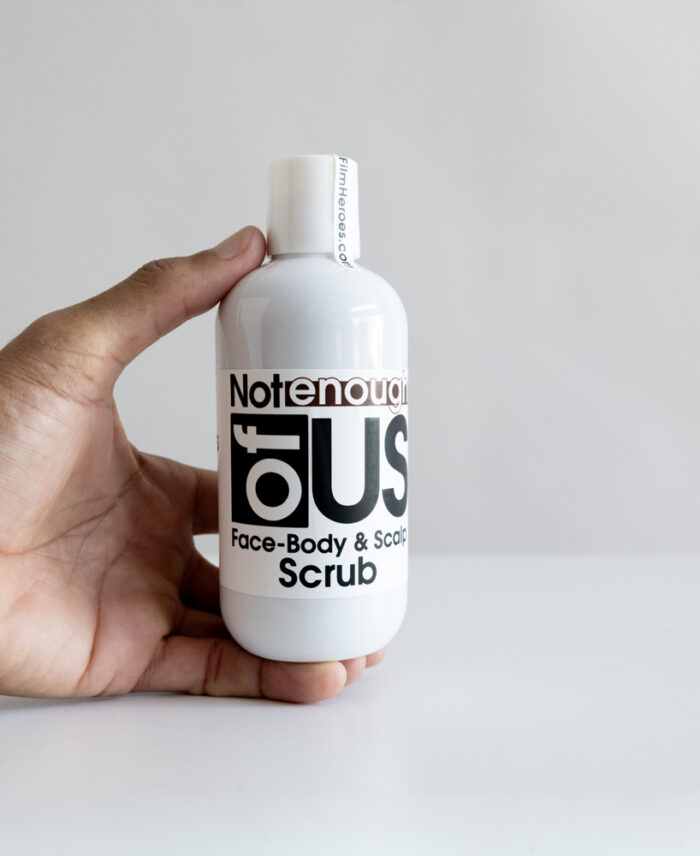 Not Enough of Us Face & Body Scrub — pure, clean, and free of parabens, sulfates, dyes, mineral oils & fragrance.
