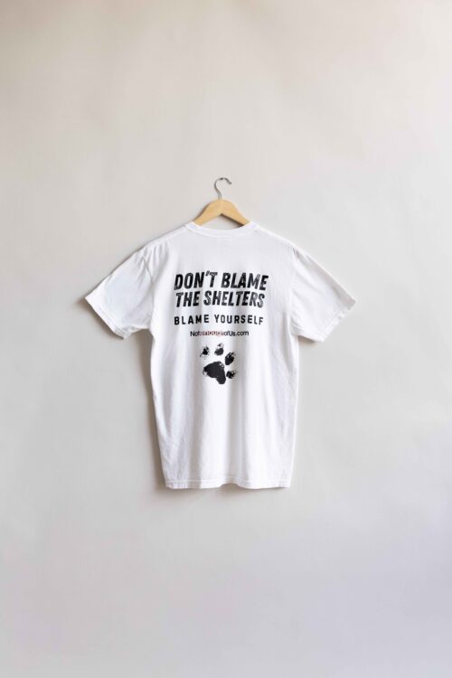 Advocate Don't blame the shelters blame yourself