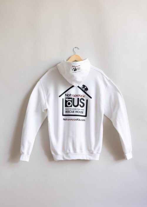 The Rescue House - White Hoodie