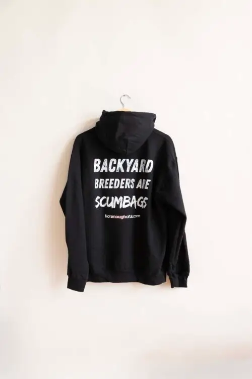 Backyard Breeders are ScumBags - Unisex Hoodies - Color: Black